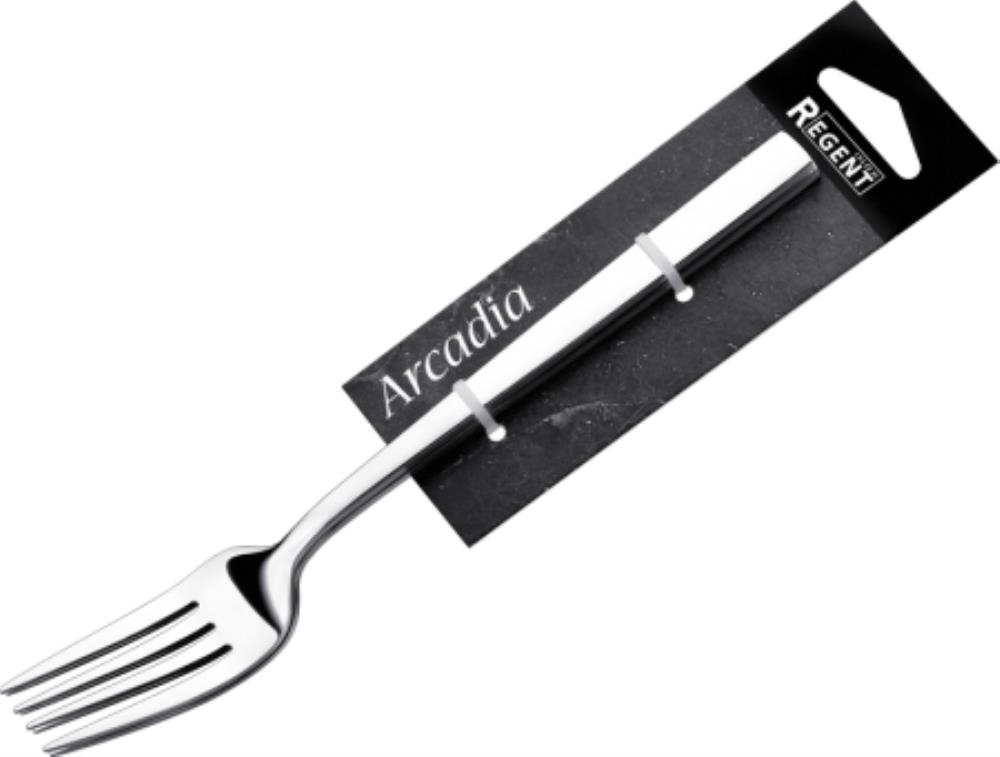 93-CU-AD-02.2 Вилка столовая 2 предмета на подвесе 18х0 (толщина 3 мм), Linea ARCADIA нержавеющая сталь 93-CU-AD-02.2 Вилка столовая 2 предмета на подвесе 18х0 (толщина 3 мм), Linea ARCADIA нержавеющая сталь