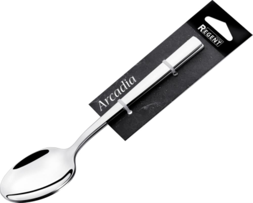 93-CU-AD-03.2 Ложка столовая 2 предмета на подвесе 18х0 (толщина 3 мм), Linea ARCADIA нержавеющая сталь 93-CU-AD-03.2 Ложка столовая 2 предмета на подвесе 18х0 (толщина 3 мм), Linea ARCADIA нержавеющая сталь