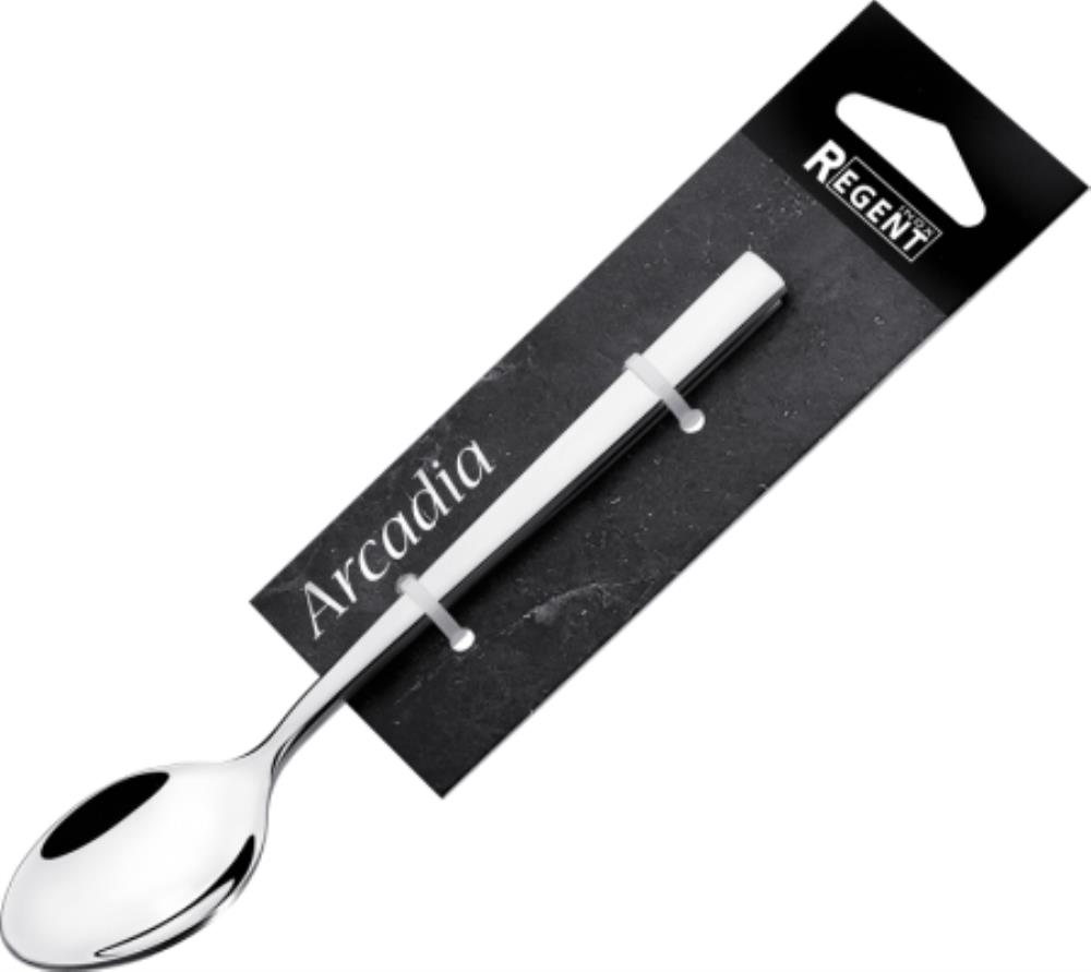 93-CU-AD-04.2 Ложка чайная 2 предмета на подвесе 18х0 (толщина 2,5 мм), Linea ARCADIA нержавеющая сталь 93-CU-AD-04.2 Ложка чайная 2 предмета на подвесе 18х0 (толщина 2,5 мм), Linea ARCADIA нержавеющая сталь