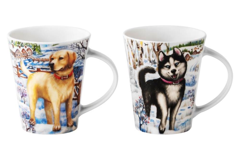 Набор 2 кружек 375 мл 12*9*11 см 