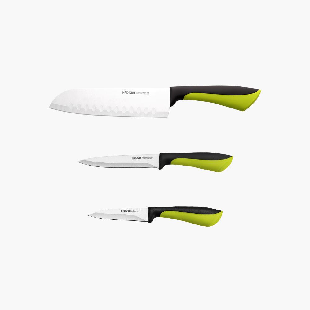 Набор из 3 кухонных ножей, NADOBA, серия JANA