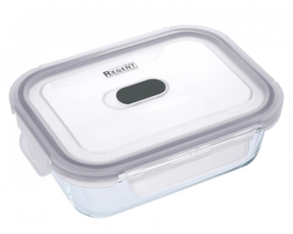 93-DE-CA-20-1000 Контейнер стеклянный герметичный прямоугольный 1,0 л, Linea Desco боросиликатное стекло