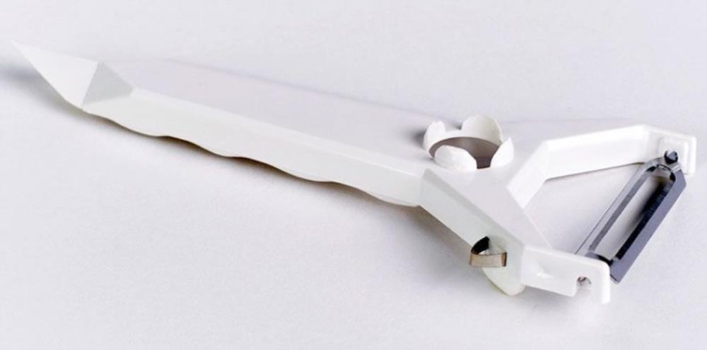 Овощечистка экономка белая АВС (рогатка) Овощечистка экономка белая АВС (рогатка)