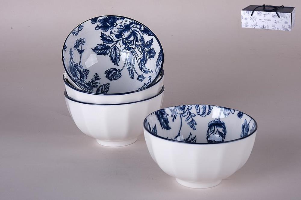 Набор пиал 4 шт 330мл  кратно 1