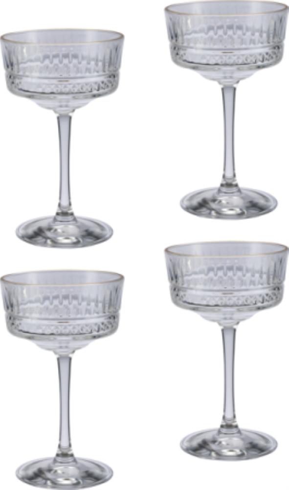 DSJ0231R Набор бокалов 250 мл, 4 шт. DELI GLASS натриево-кальциевое стекло