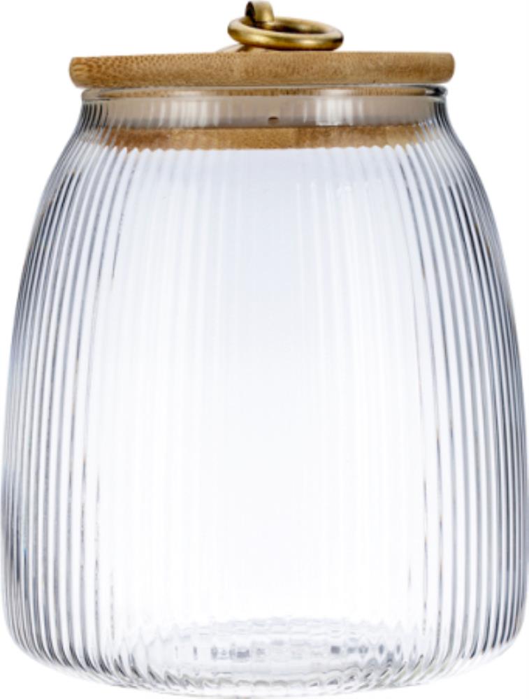 93-HO-LA-01-950 Банка стеклянная с бамбуковой крышкой, 950 мл, Linea LANTERN боросиликатное стекло, бамбук 93-HO-LA-01-950 Банка стеклянная с бамбуковой крышкой, 950 мл, Linea LANTERN боросиликатное стекло, бамбук