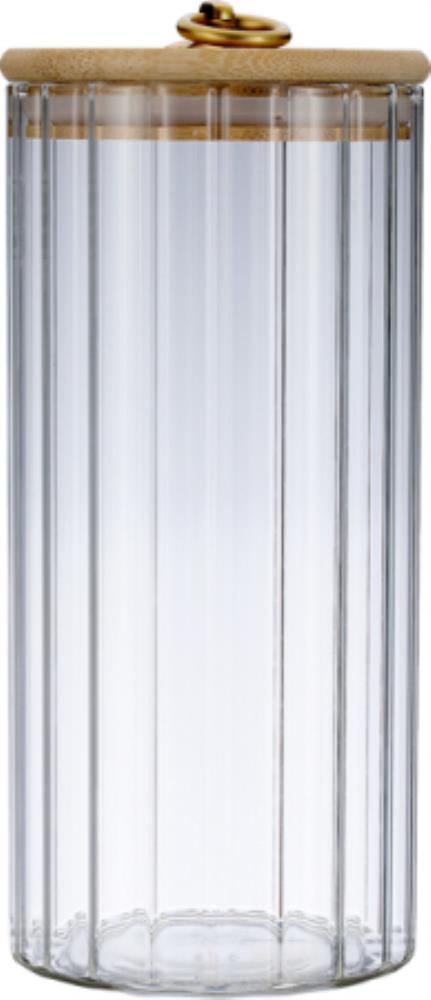 93-HO-TO-01-1100 Банка стеклянная с бамбуковой крышкой, 1100 мл, Linea TORRE боросиликатное стекло, бамбук 93-HO-TO-01-1100 Банка стеклянная с бамбуковой крышкой, 1100 мл, Linea TORRE боросиликатное стекло, бамбук