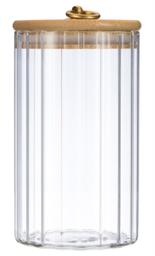 93-HO-TO-01-800 Банка стеклянная с бамбуковой крышкой, 800 мл, Linea TORRE боросиликатное стекло, бамбук 93-HO-TO-01-800 Банка стеклянная с бамбуковой крышкой, 800 мл, Linea TORRE боросиликатное стекло, бамбук