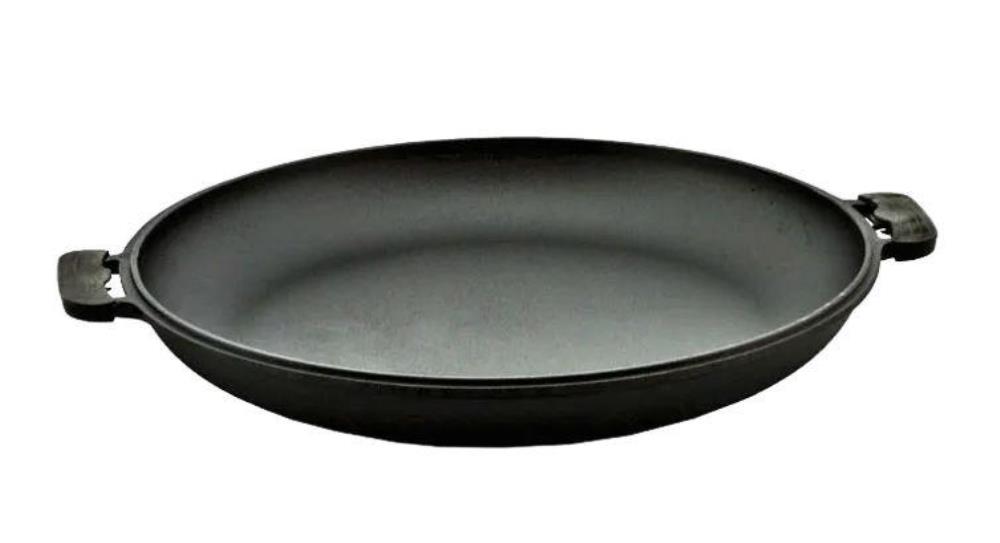 Крышка сковорода чугунная с 2-мя литыми ручками д. 400 БИОЛ