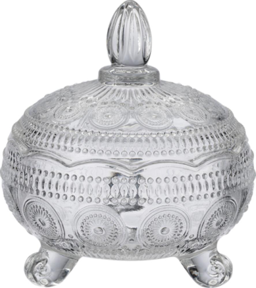 TG1074B Сахарница, d-12 см DELI GLASS натриево-кальциевое стекло