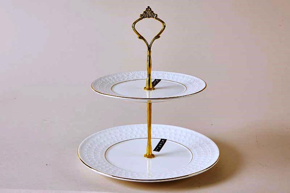 Ваза двухъярусная 21см/25.4см ф.круг. снежная королева/з кратно 2 СМВ0133-А