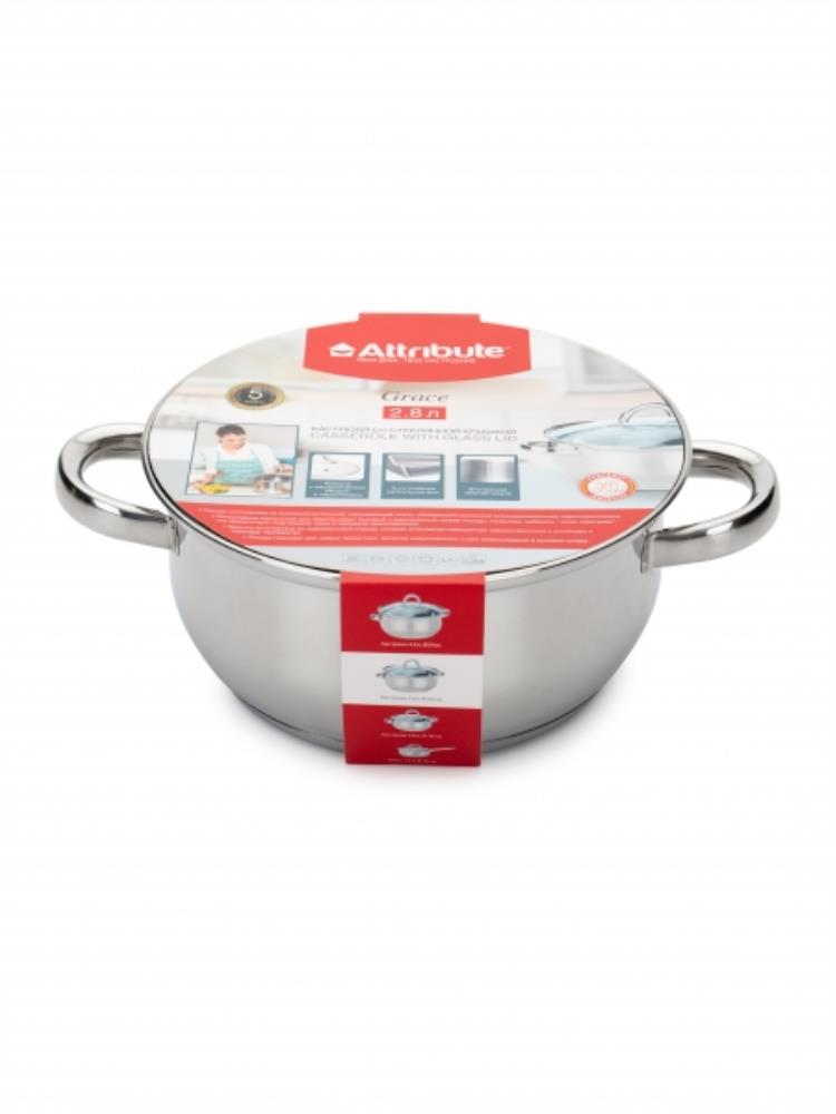 GRACE Кастрюля с крышкой 2.8л GRACE Кастрюля с крышкой 2.8л