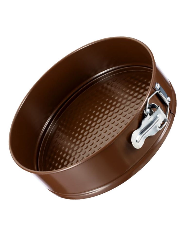 93-CS-EA-5-05BR Форма круглая разъемная 26х6,8 см Linea EASY BROWN