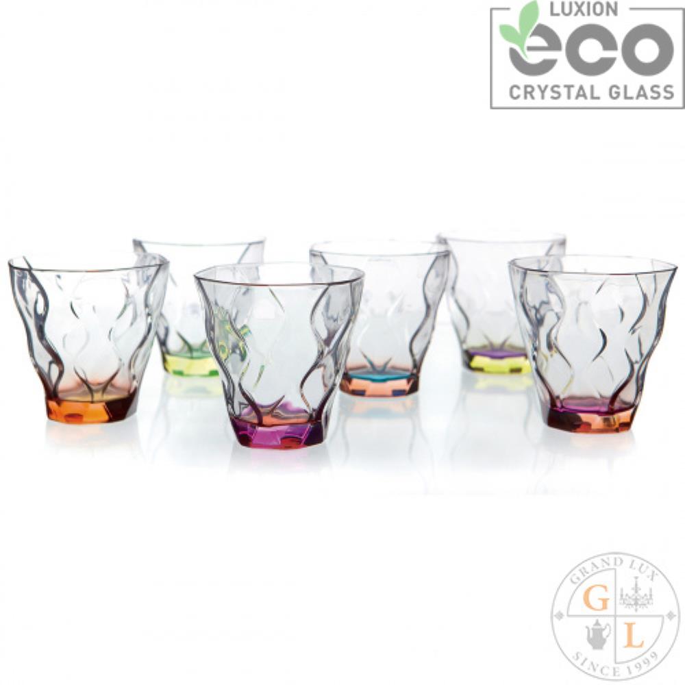 Набор стаканов для виски RCR Riflessi Bicolour Цветные 300мл (6шт)