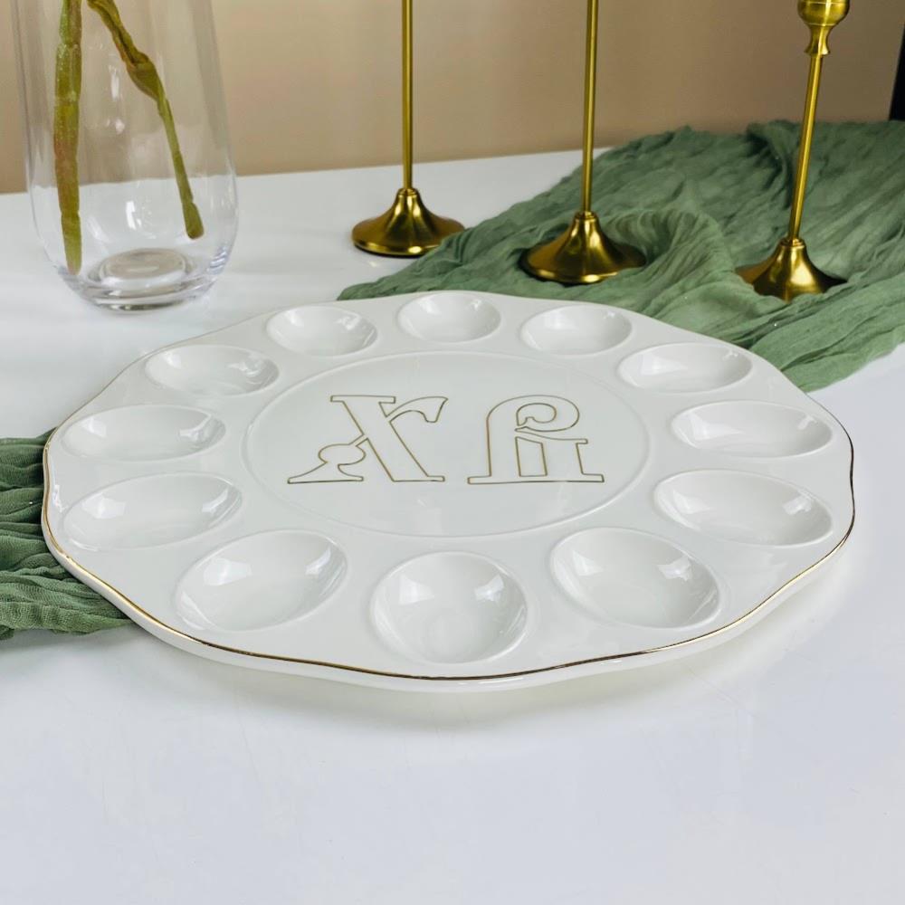 305-364 Пасхальное блюдо для яиц 30,5см в под.уп.(х12)