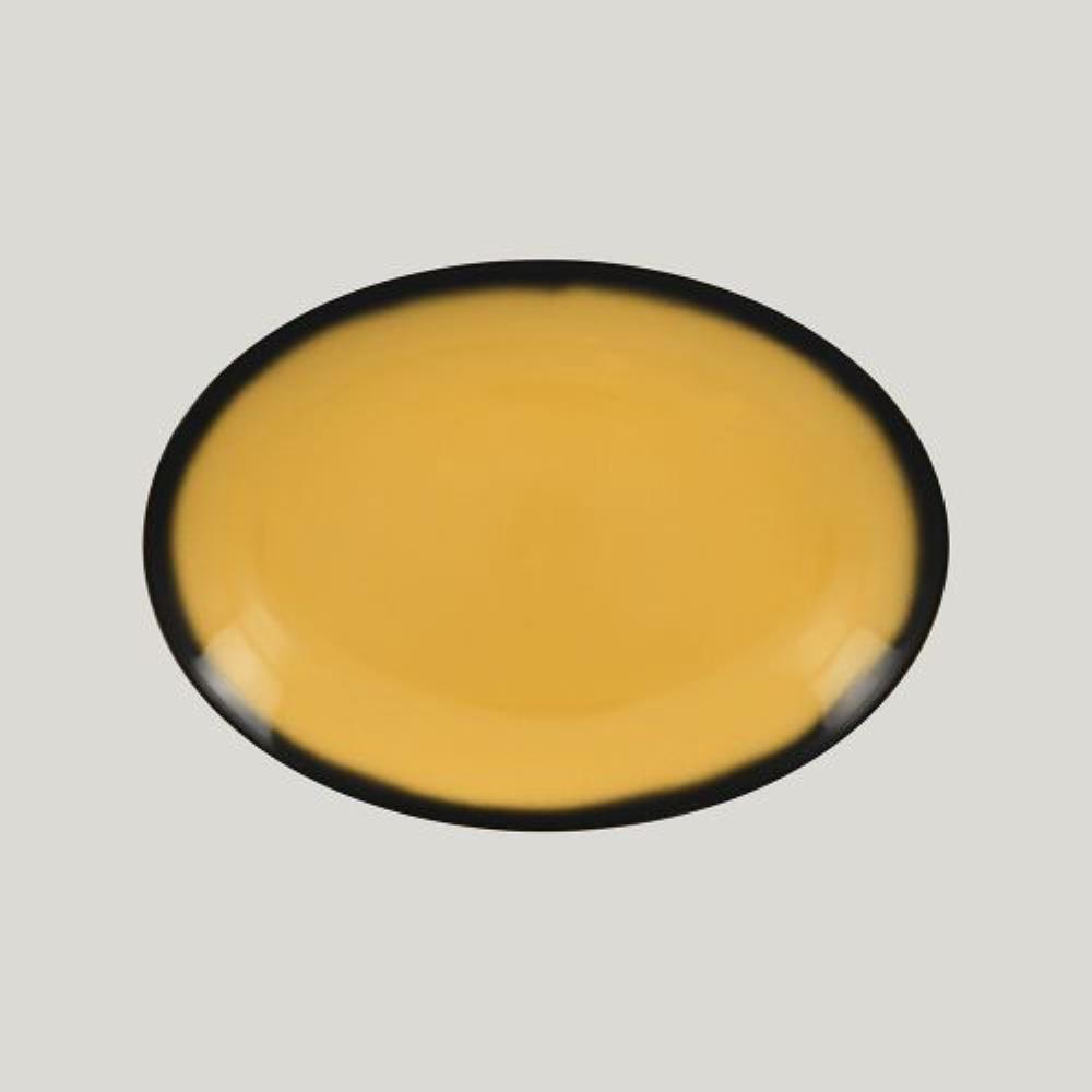 RAK Porcelain LEA Yellow Блюдо овальное 32 см (желтый цвет)