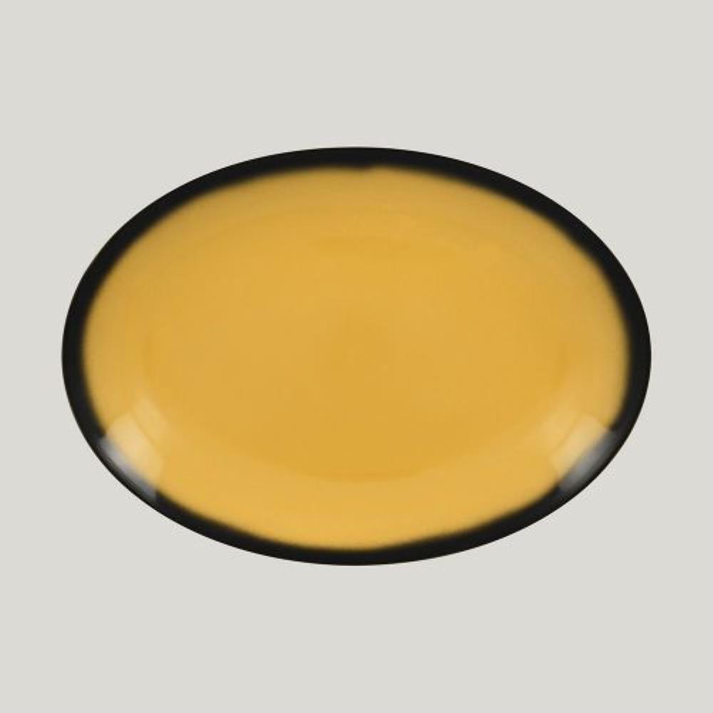RAK Porcelain LEA Yellow Блюдо овальное 36 см (желтый цвет)