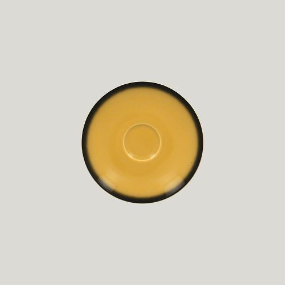 RAK Porcelain LEA Yellow Блюдце 17 см, для чашки 81223409 (желтый цвет)