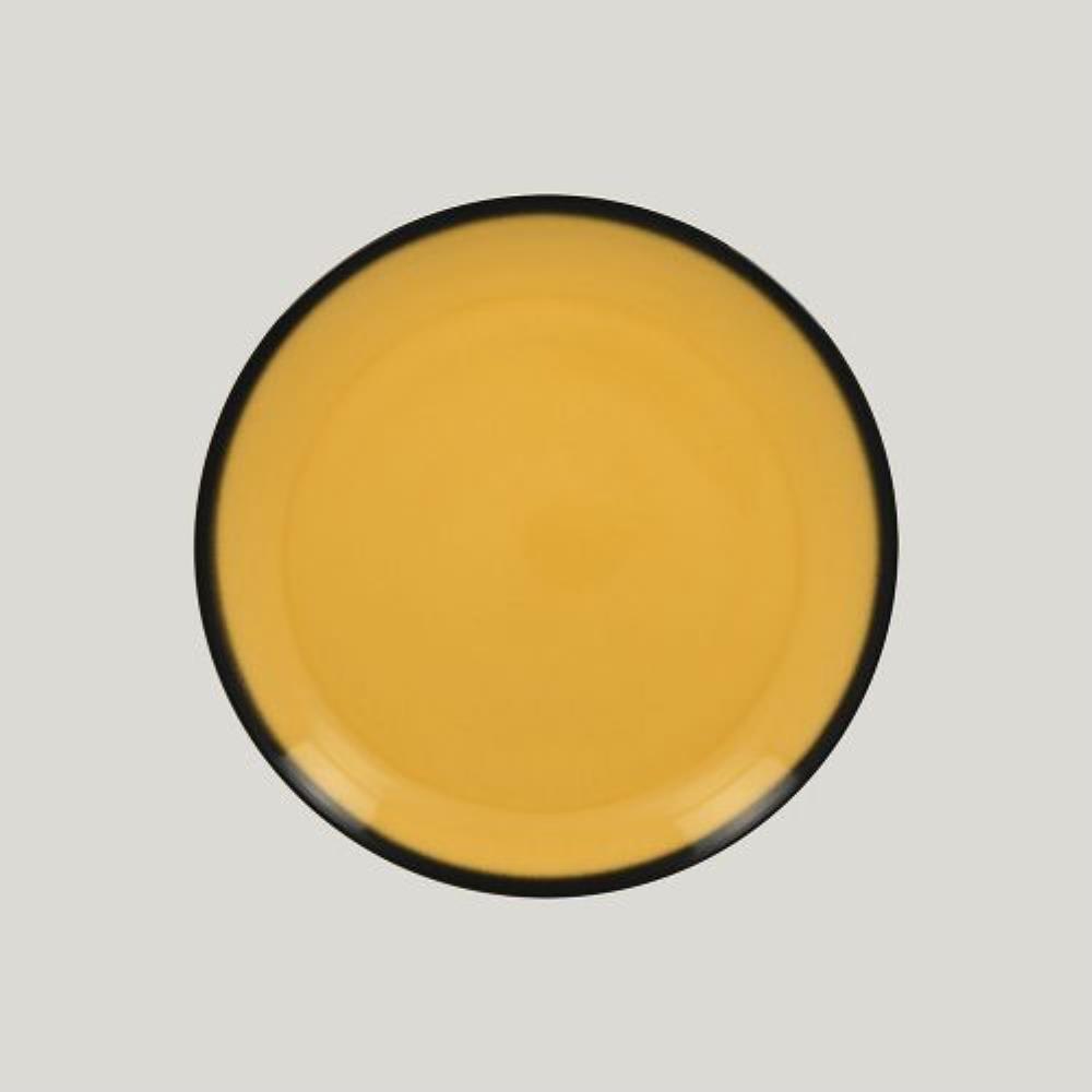 RAK Porcelain LEA Yellow Тарелка круглая 29 см (желтый цвет)