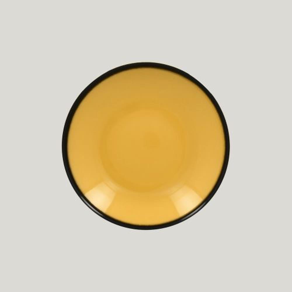 RAK Porcelain LEA Yellow Тарелка-салатник 26 см, высота 5 см, 1,2 л (желтый цвет)