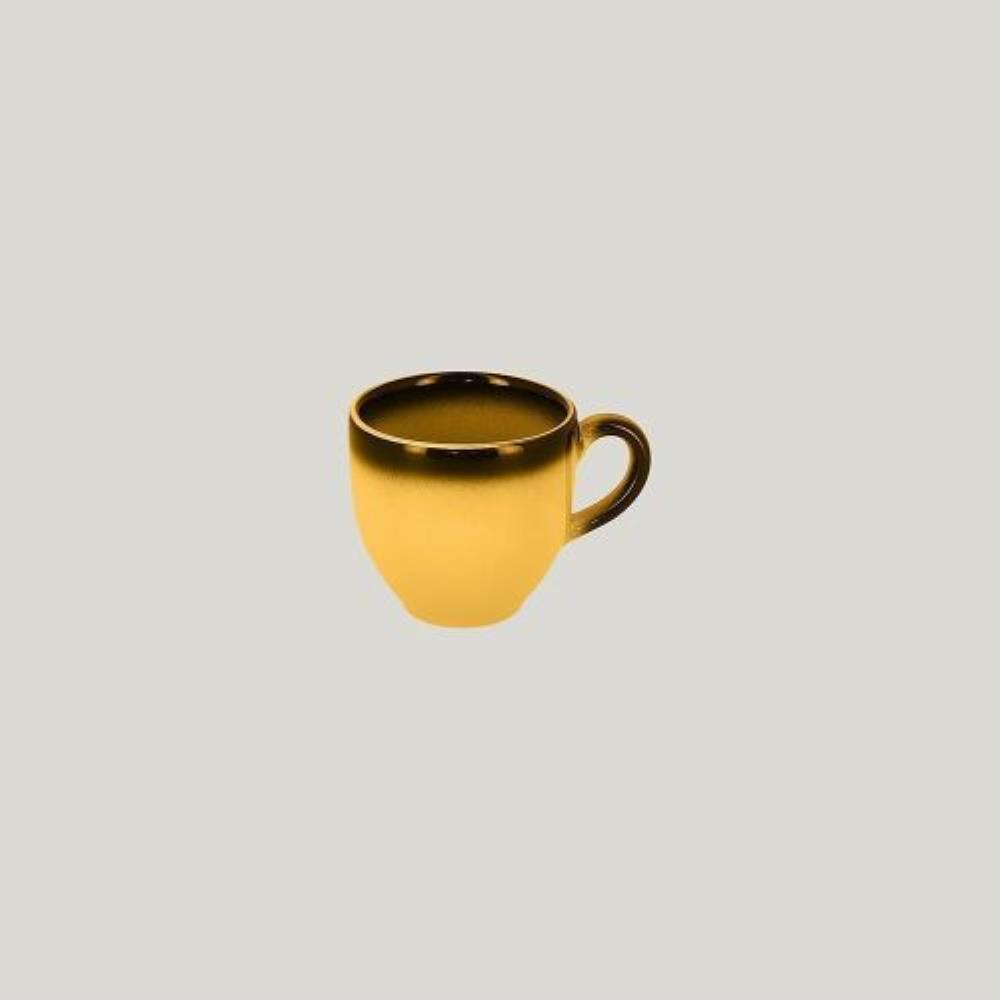 RAK Porcelain LEA Yellow Чашка 90 мл (желтый цвет)
