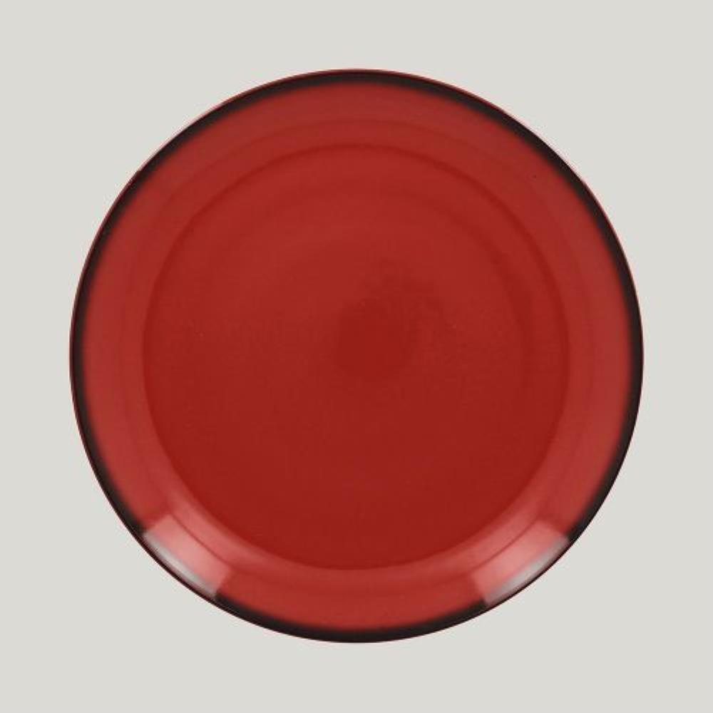 RAK Porcelain LEA Red Тарелка круглая 27 см (красный цвет)