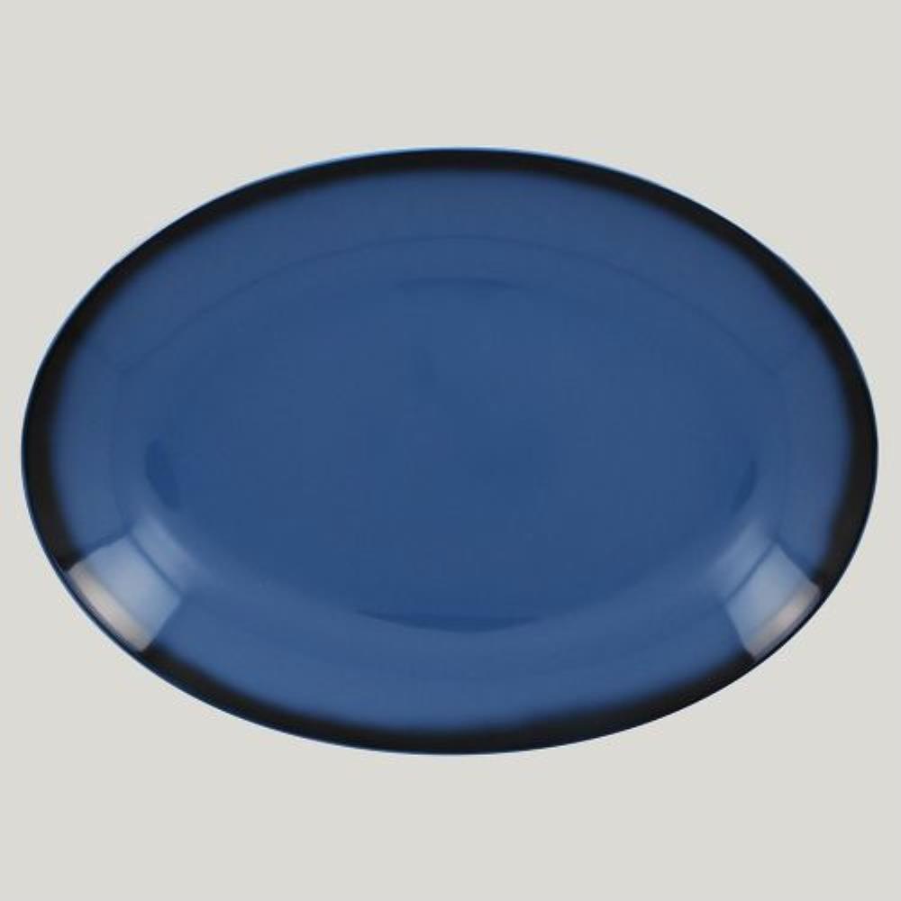 RAK Porcelain LEA Blue Блюдо овальное (синий цвет) 32 см