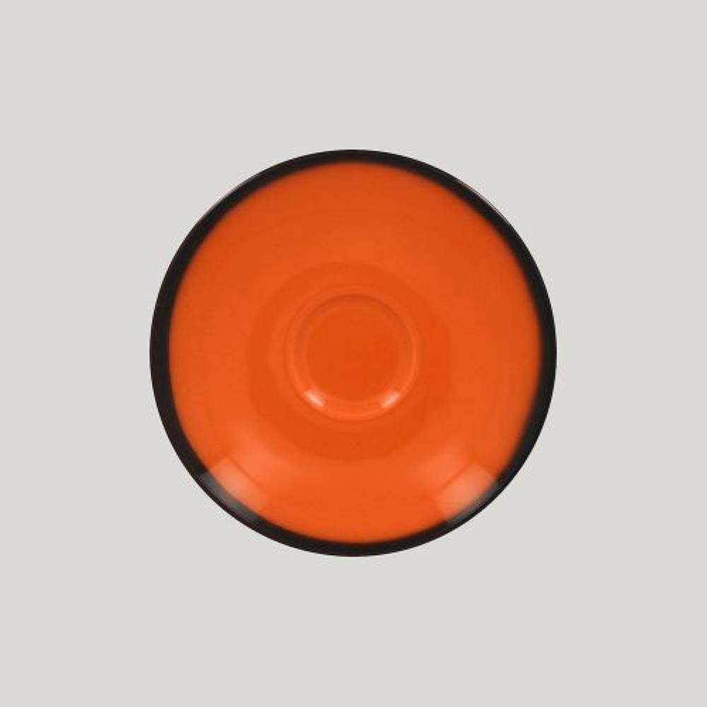 RAK Porcelain LEA Orange Блюдце 17 см, к чашке 81223534 (оранжевый цвет)
