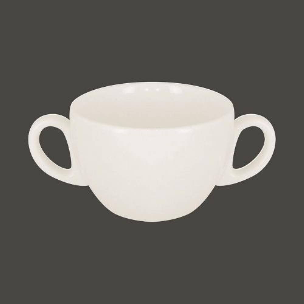 RAK Porcelain Barista Бульонница с двумя ручками 280 мл, h 6,3 см