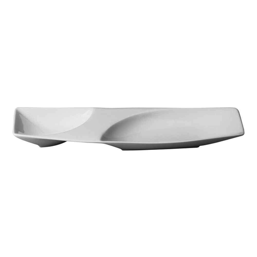 RAK Porcelain Mazza Тарелка прямоугольная, 2 секции, 42*11 см