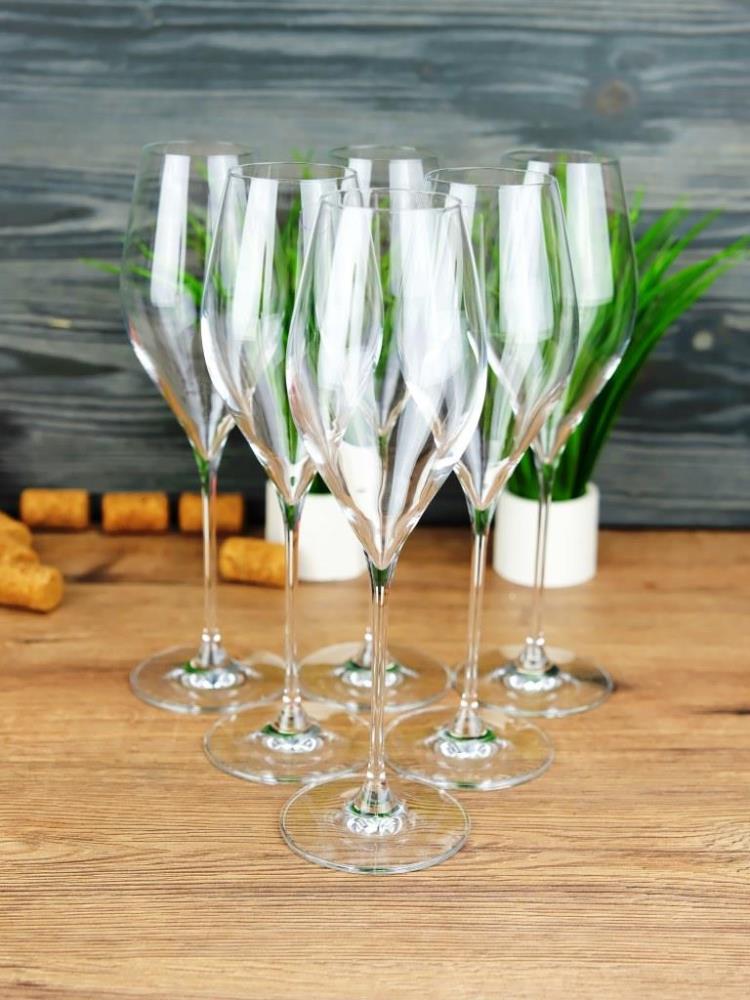 SWAN Набор бокалов для вина/шампанского из хрустального стекла 320 мл REPAST@RONA  (6 шт)