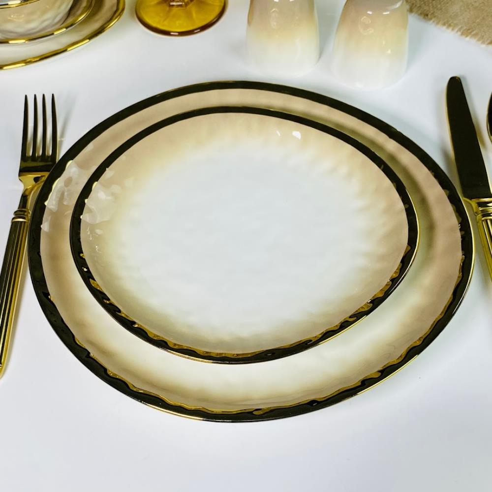 122-122 Набор из 2 тарелок 21х19.5х2.5см TORONTO GREY в под.уп.(х16)Фарфор 122-122 Набор из 2 тарелок 21х19.5х2.5см TORONTO GREY в под.уп.(х16)Фарфор