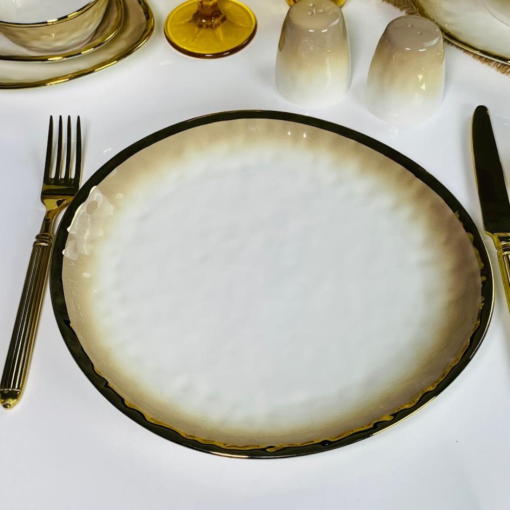 122-123 Набор из 2 тарелок 27х25х2,5см TORONTO CREAM в под.уп.(х12)Фарфор 122-123 Набор из 2 тарелок 27х25х2,5см TORONTO CREAM в под.уп.(х12)Фарфор