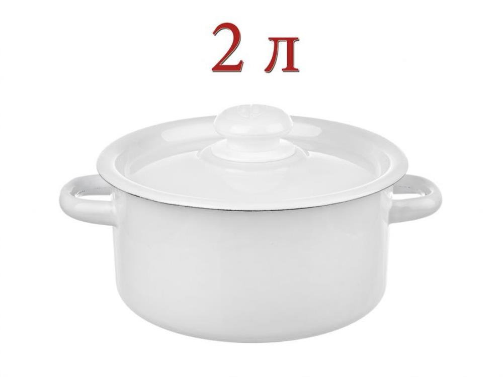 Кастрюля эмал цил 2,0л без рис С41610, С41610.П, С41610.3 /СИБИРСКИЕ ТОВАРЫ