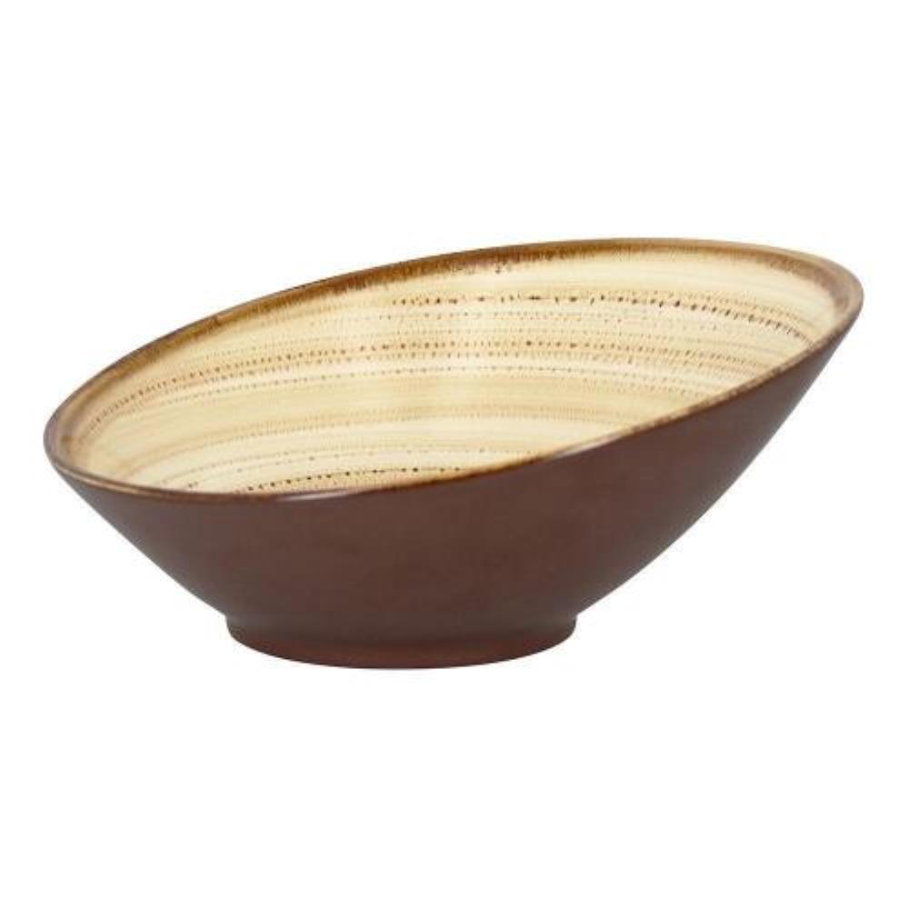 RAK Porcelain Twirl Beac Ассиметричная тарелка h 1,6 л, 29*14 см