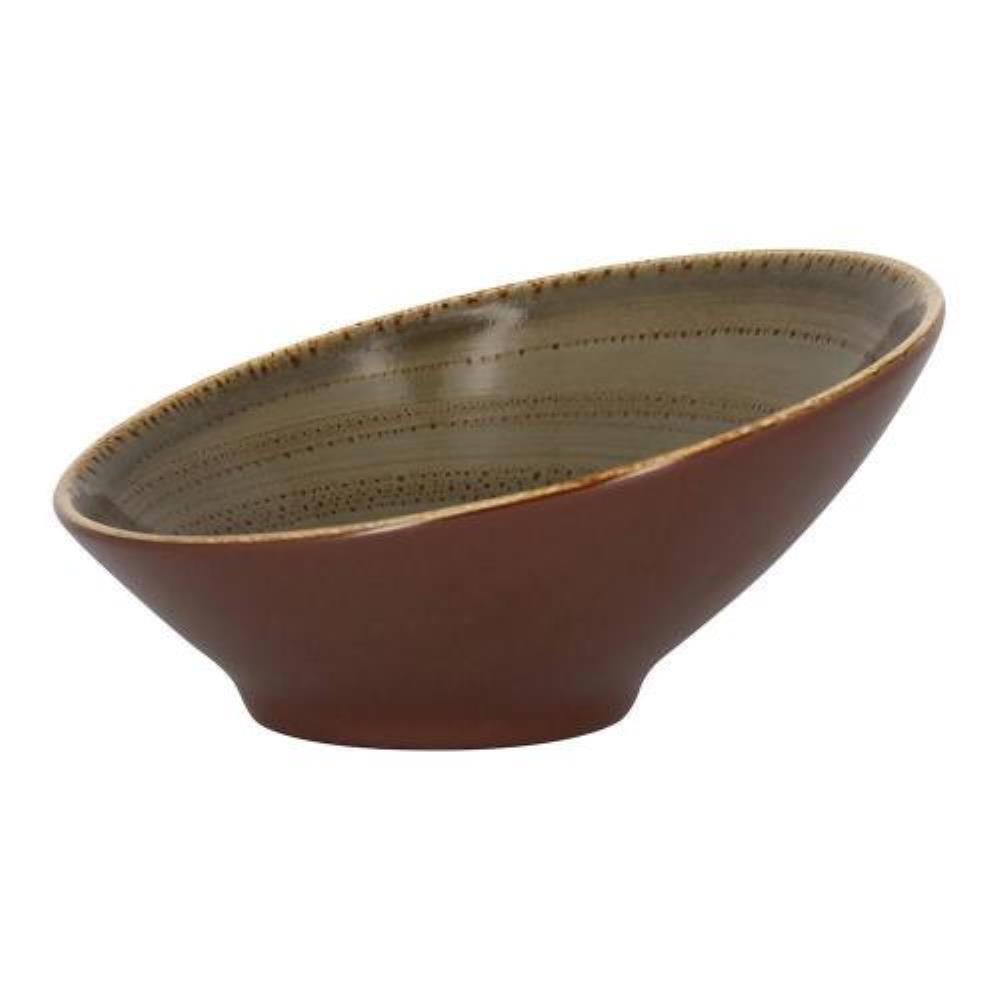 RAK Porcelain Twirl Alga Ассиметричная тарелка 650 мл, 22*9 см