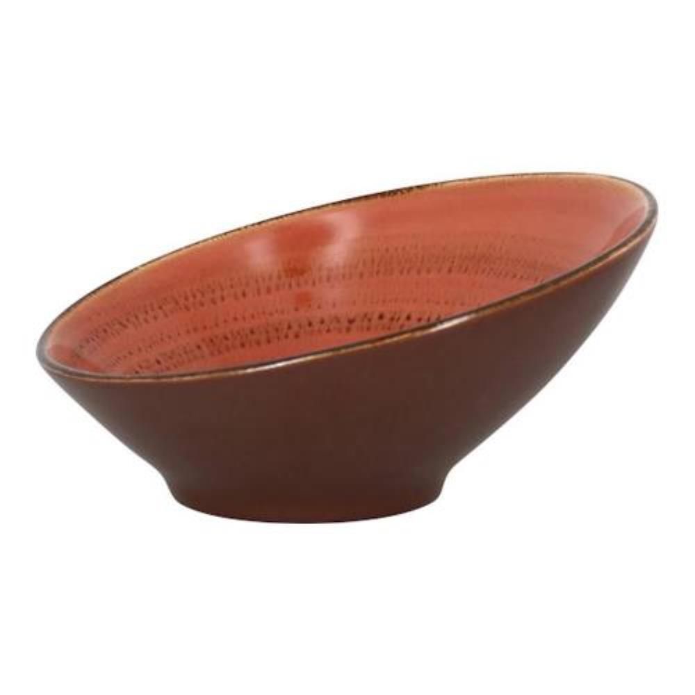 RAK Porcelain Twirl Coral Ассиметричная тарелка 1,6 л, 29*14 см