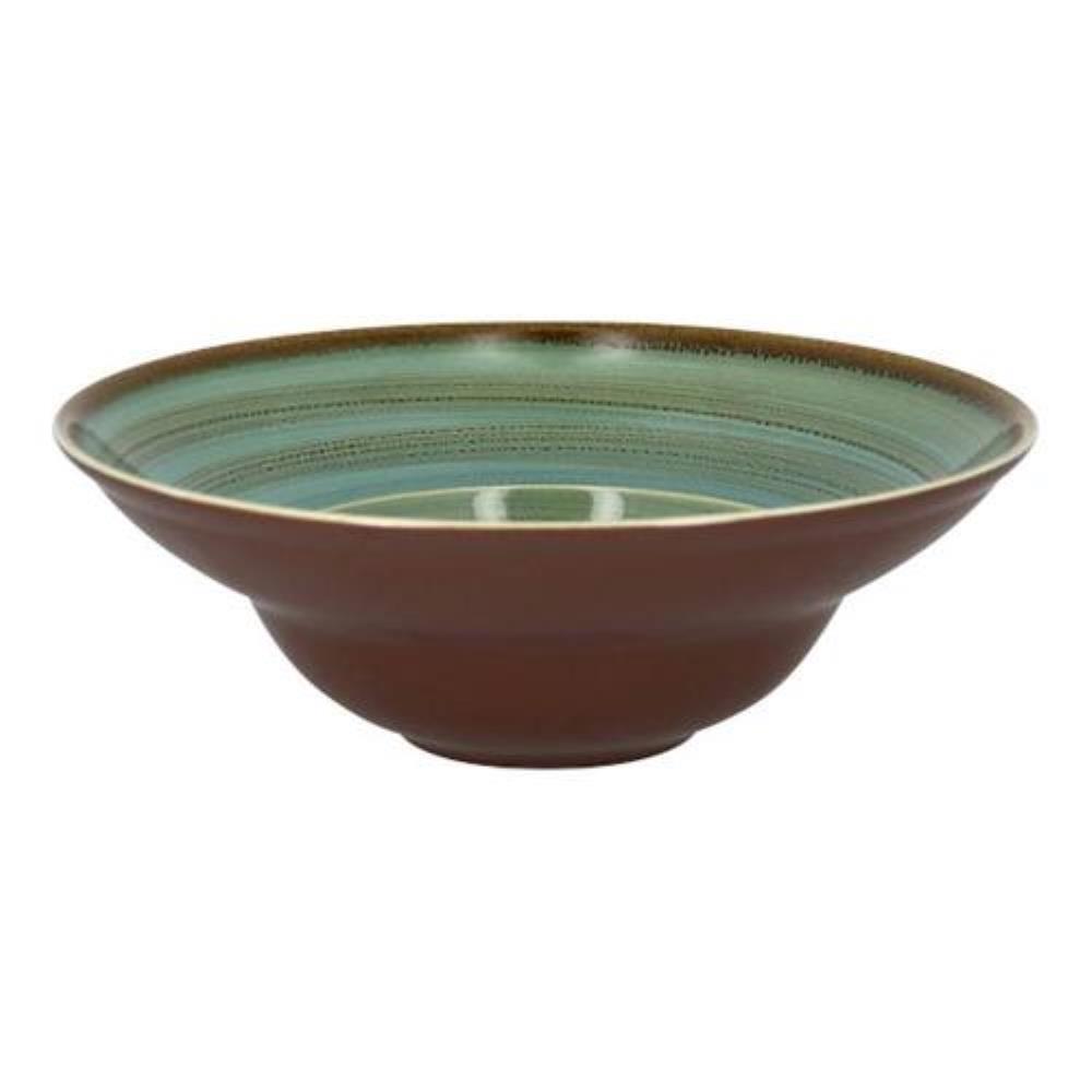 RAK Porcelain Twirl Lagoon Глубокая тарелка 480 мл, 26*9 см