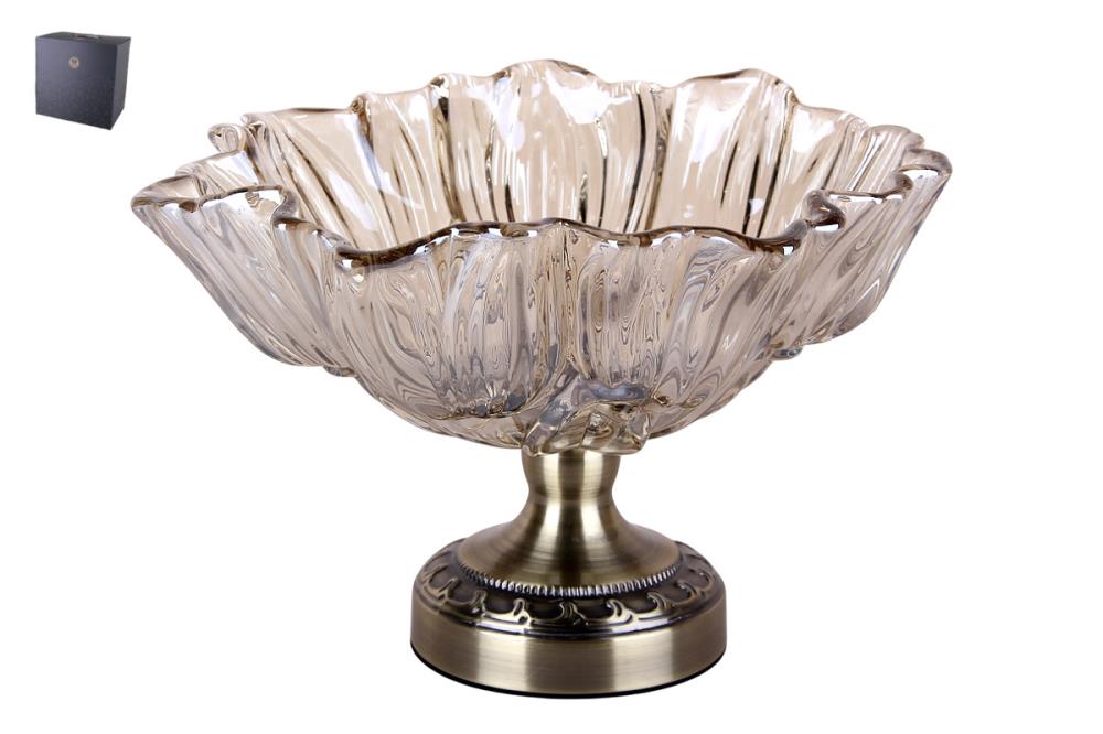 Royal  Flora Блюдо сервировочное на ножке 26.5х20.5х12см п/уп  кратно 1