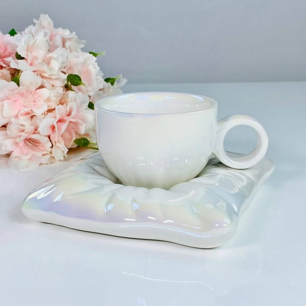 164-063 Чашка 220мл с блюдцем в под.уп.(х24)Фарфор