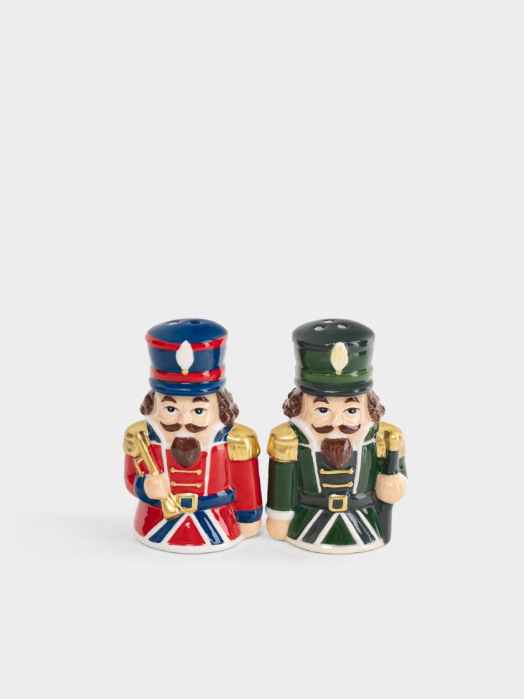 Набор для соли и перца, 7 см, керамика D, Щелкунчики, Nutcracker