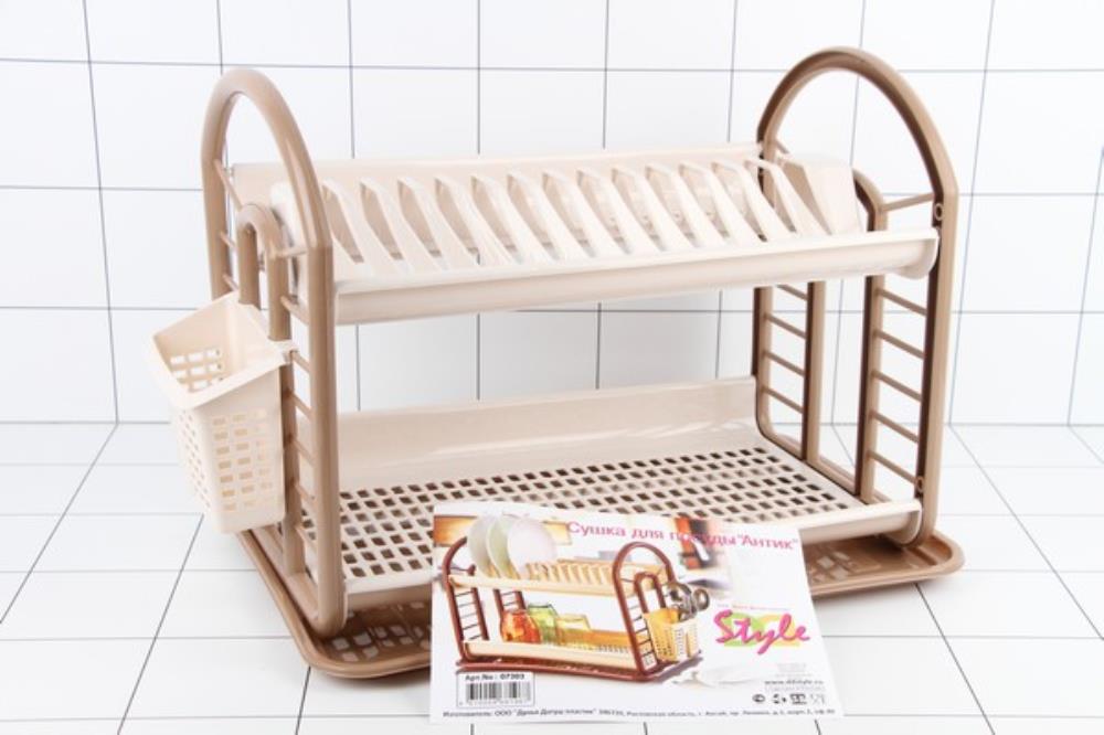 Сушка для посуды Антик слоновая кость (уп 12 шт)