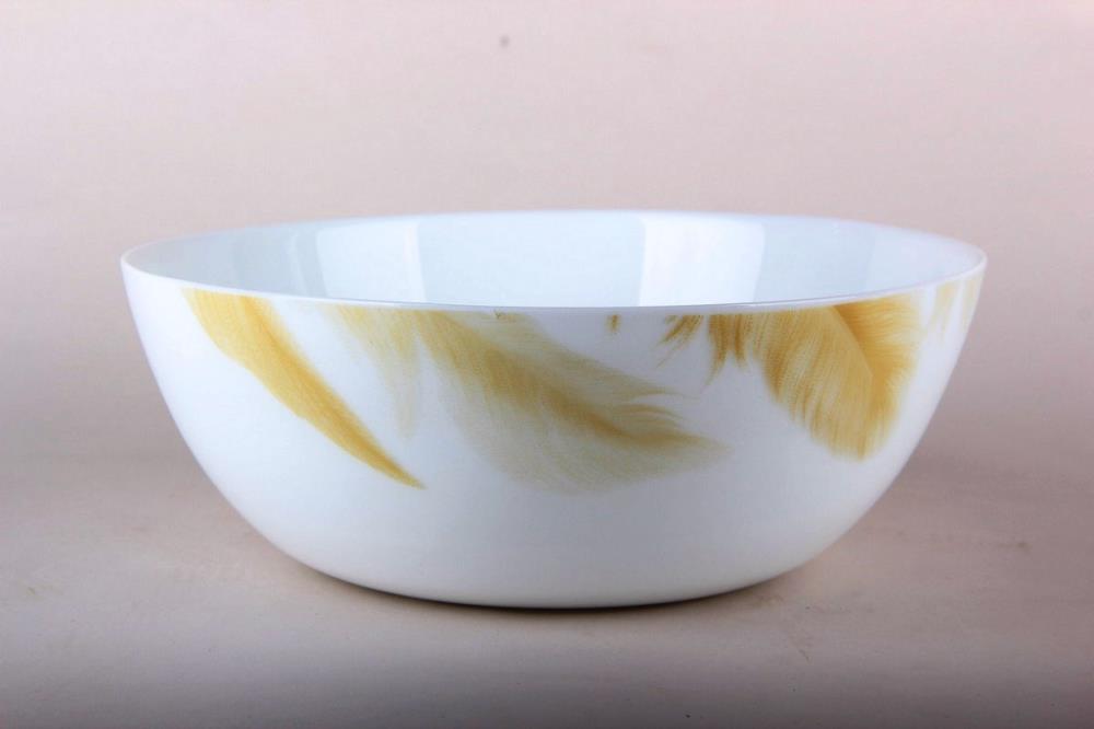 Золотое перо Салатник 18.5см/1100мл стеклокерамика кратно 6