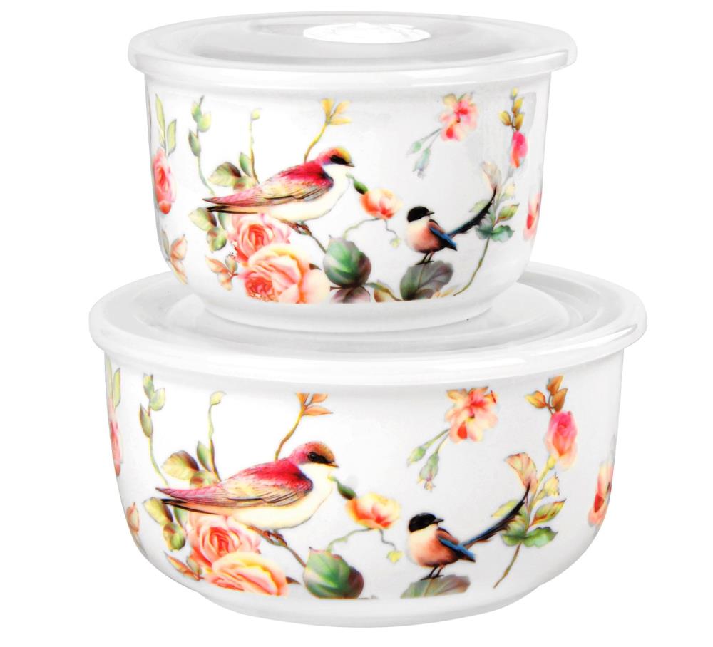 Набор 2 салатников 500 мл 13,5*13,5*7 см + 300 мл 10,5*10,5*6,5 см 