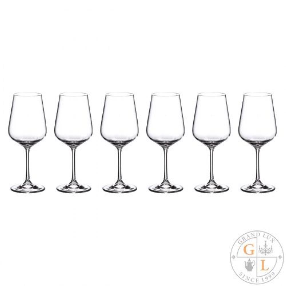 Набор бокалов для вина Crystalite Bohemia Strix/Dora 450 мл (6 шт)
