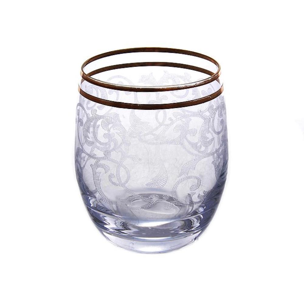 Набор стаканов для воды Bohemia Прозрачные узоры 300мл (6 шт)
