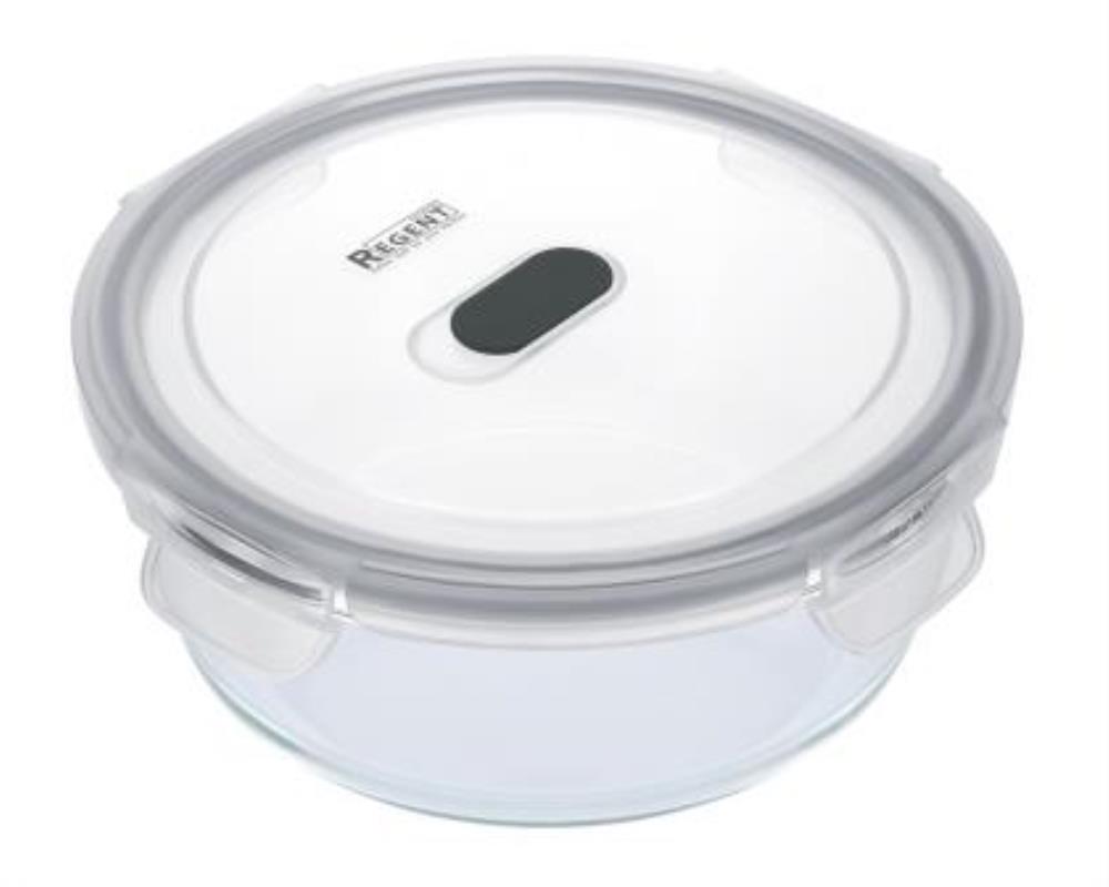 93-DE-CA-21-600 Контейнер стекл. герметич. кругл. 0,6л Linea Desco