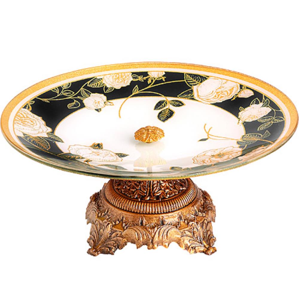 252-3 Фруктовница 30 см, стекло(х6)