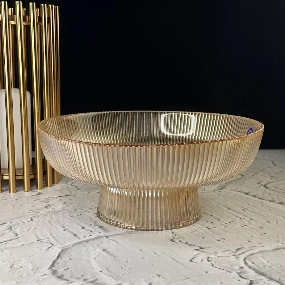 588-534 Фруктовница 26см на ножке в под.уп.(х4)Стекло 588-534 Фруктовница 26см на ножке в под.уп.(х4)Стекло