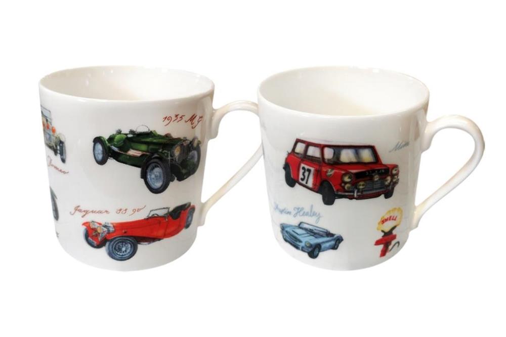 Retro cars (2 диз.) Кружка 450 мл ф.лиззи кратно 6